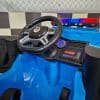 Camión Eléctrico Para Niños de Policía 12V Azul - Thumbnail Image 7