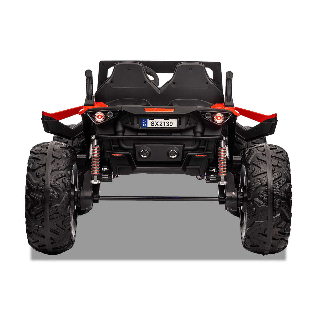 Coche Eléctrico Infantil Giant XXL 24V 2 Plazas Rojo - Imagen 5