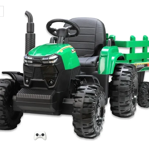 Tractor Eléctrico Farm-Truck Con Remolque 2.4G 24V