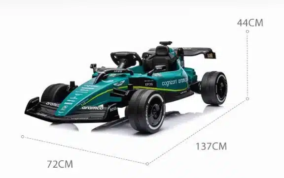 Coche Electrico Para Niños Formula 1 Aston Martin 24V - Imagen 5