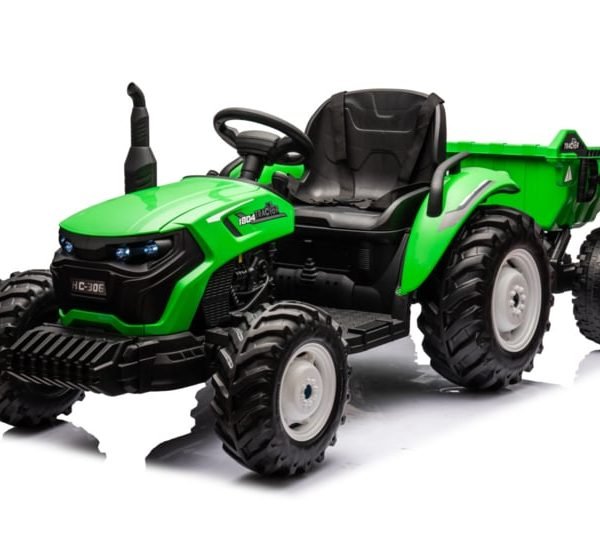 Tractor Para Niños Volquete 24V, Con Remolque Basculante Eléctrico