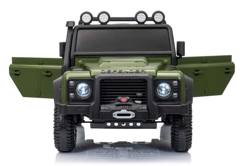 Land Rover Defender 110 SVX 12V para niños – Jeep eléctrico con mando 2,4 GHz, ruedas EVA y asiento de cuero - Imagen 7